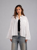 White Poplin Blouse